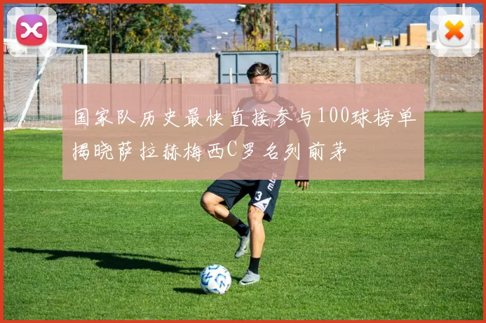国家队历史最快直接参与100球榜单揭晓萨拉赫梅西C罗名列前茅